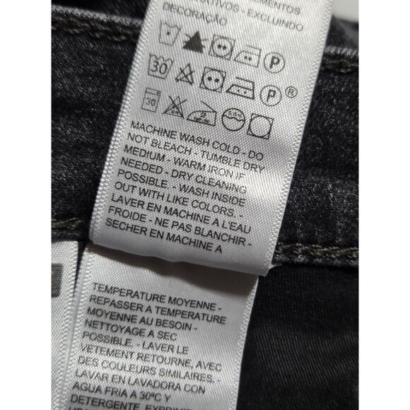 Levi’s Women's 311 Shaping Skinny Black Denim Jeans Size 27x30 Stretch - Picture 10 of 14